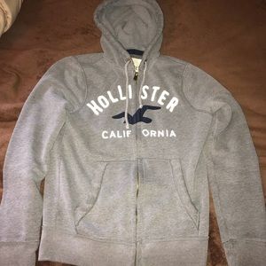 Zip Up Hollister Hoodie